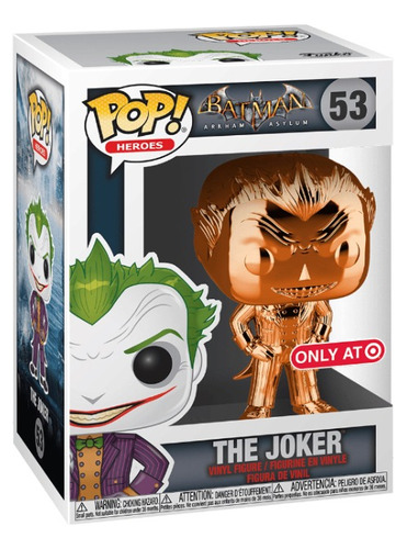 Funko Pop! Original Dc #53 The Joker Orange Nycc + Protector