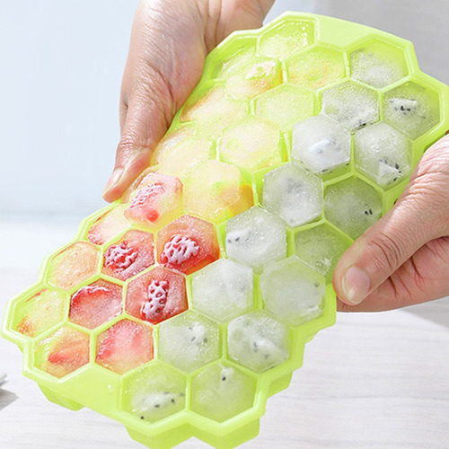 Bandeja De Hielo Con Forma De Faveolate, Recipientes Para Al