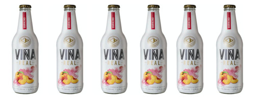 Pack De 6 Cooler Viña Real Durazno 330 Ml