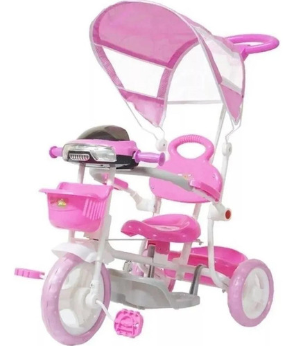 Triciclo Infantil Rosa - Bw-003-r