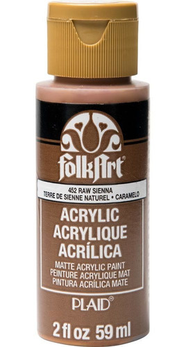 Pintura Acrilica Mate Folkart Usa 59ml Siena Natural