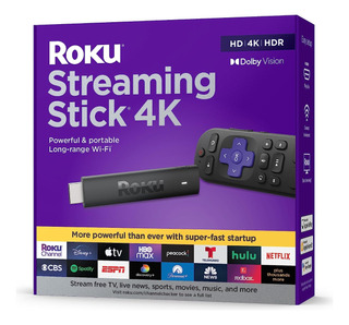 Roku Streaming Stick 4k 2022 3820r Comandos Voz Y Control Tv