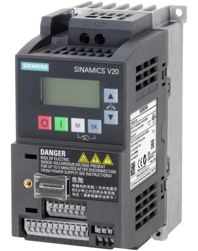 Variador De Velocidad Siemens V20 0.50hp 0.37kw 220v