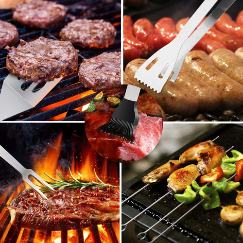 Bbq Tools Set Rabbitstorm- Set De 18 Utensilios Y Cubiertos