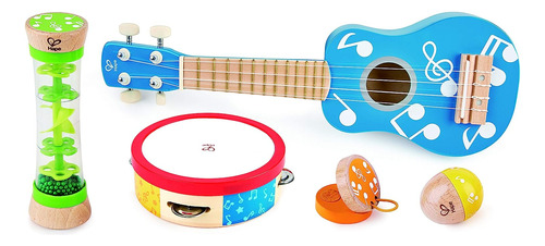 5 Piezas Conjunto De Mini Instrumentos De Banda De Made...