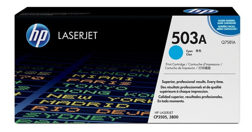 Cartucho Toner Original Hp Laserjet 503a 3505 3800 Color Csi