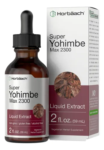 Extracto Líquido De Corteza De Yohimbe 60 Ml Gotas Tintura P Sabor