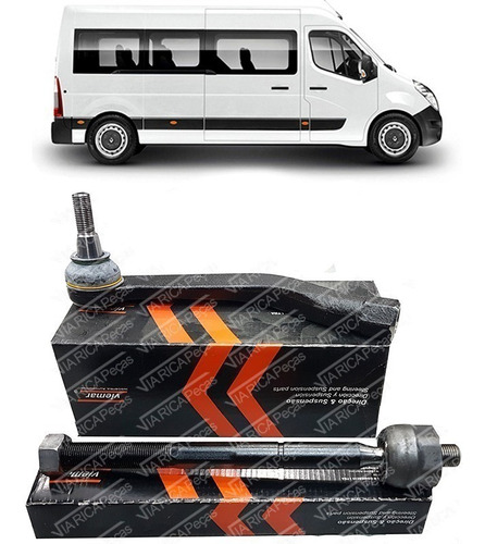 Terminal Direção Barra Axial Direção Renault Master 2.3 2013