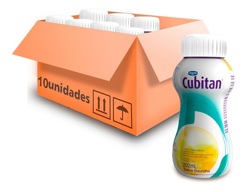 Cubitan 200ml Sabor Baunilha - Kit Com 10 - Danone