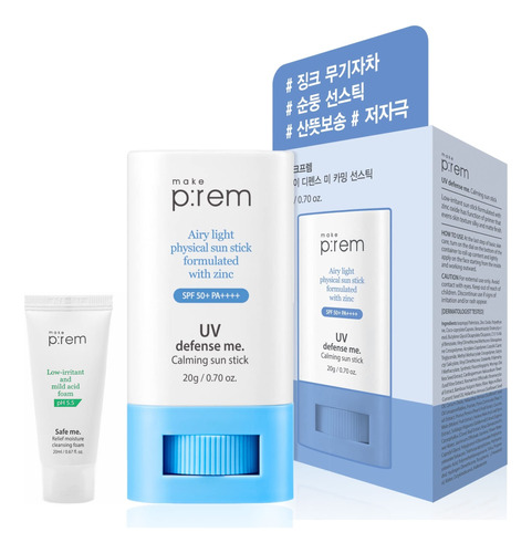 Makeprem Uva Uvb Defense Me Calming Sun Stick Protector Sola