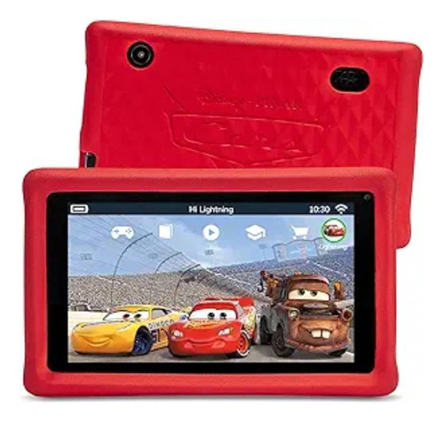 Tablet Para Niños Disney Cars 7 1gb /16gb Color Rojo Pebble Gear