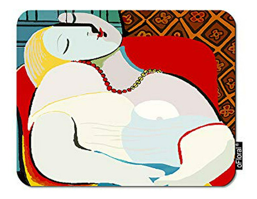 Mousepad Floral Mujer Picasso 7.9x9.5 