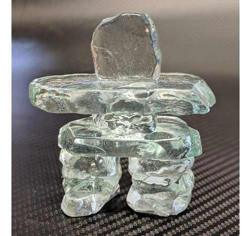 3.5  De Alto Vidrio Transparente Formado En Horno Inukshuk