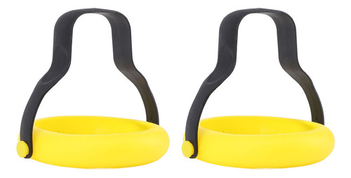 Egg Ring, 2 Unidades, Mango De Nailon De Silicona Resistente