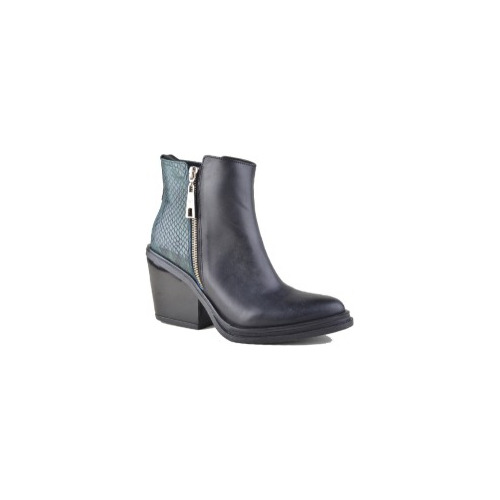 Botinetas Botas Botitas De Mujer De Cuero Kioto - Ferraro