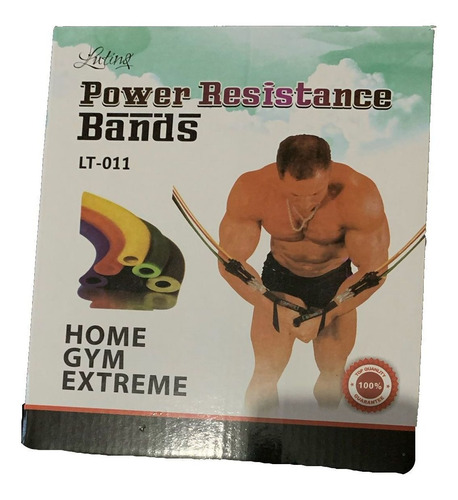 Imagem 10 de 10 de Kit Elástico Para Treino Exercícios Malhar Musculação Casa