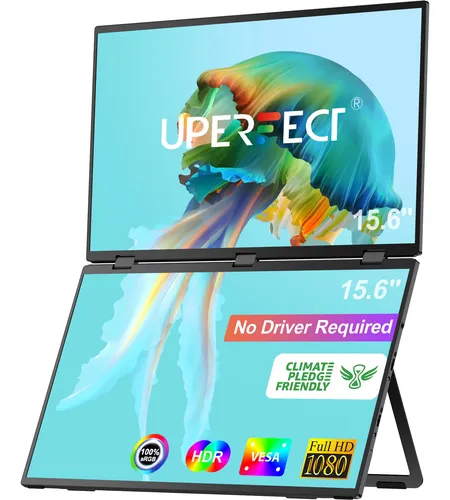 comprar Monitor Portátil De Doble Monitor Uperfect Delta 15.6 1080p 