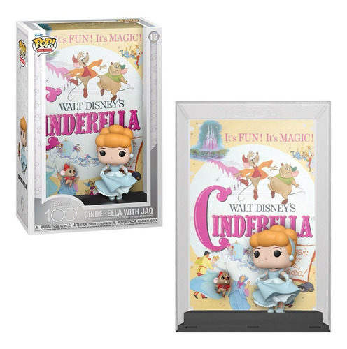 Funko Pop Movie Posters Disney Cenicienta Cinderella W/ Jaq