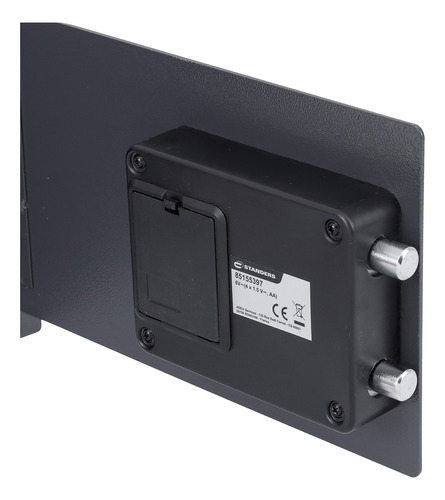 Cofre Digital Com Senha 22,8x35x25 Cm 16l Cinza - Standers