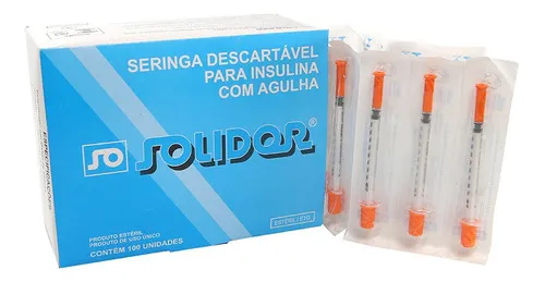 Jeringa de 1 ml, 12,7 x 0,30 mm, 13 x 0,30 mm, caja con 100 unidades
