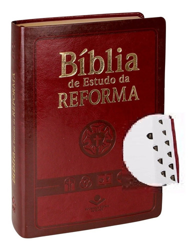 Biblia Da Reforma Índice Grande Vinho Com Caixa