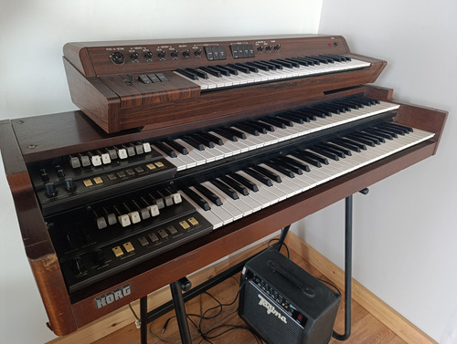 Korg Bx3 Orgão Vintage 1979 Hammond Clone Marrom-claro