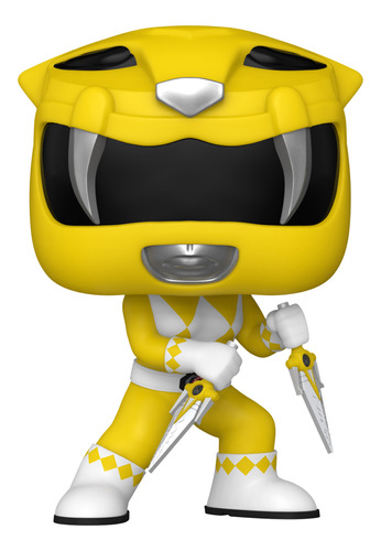 Funko Pop Figura 10cm Tv Mmpr 30th Yellow Ranger