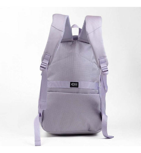Mochila De Espalda Elf Color Lila De 22 Litros Lila Lisa