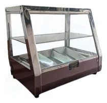 Comprar Baño De Maria Exhibidor Vitrina Guiso Vidrio Plano 0.5 Metro