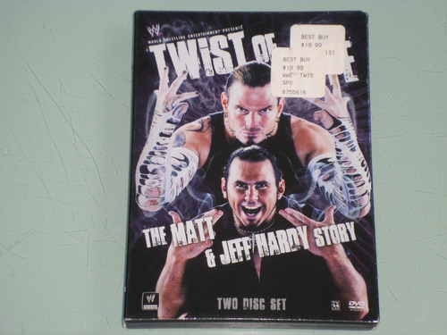 Twist Of Fate-the Matt And Jeff Hardy -2 Dvd's Wwe Importado