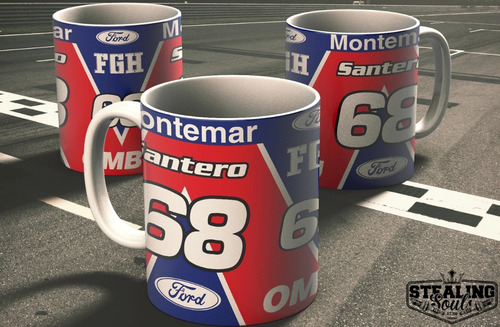 Imagen 2 de 3 de Taza Fierrera - Julian Santero #02 | Turismo Carretera / Tc