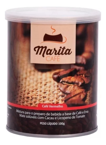 Café Marita Rojo X 2 Latas De 100gr. Mejora Tu Piel,saludab.