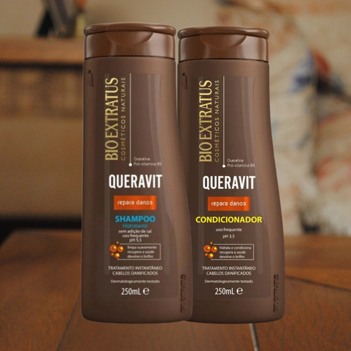 Kit Bio Extratus Queravit Sh 250ml + Cond 250ml