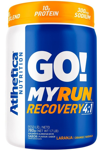 Go! My Run Recovery 4:1 Laranja 780g