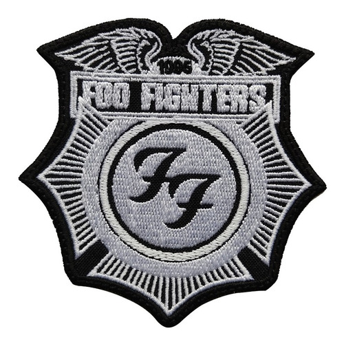 Parche Bordado Foo Fighters  Ff Bandas De Musica