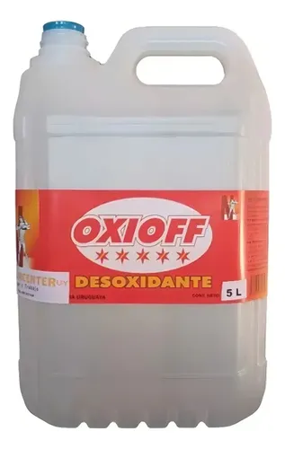 Desoxidante Líquido Oxioff 20L para Superficies Metálicas Exteriores ...