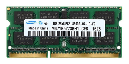 Memória 4gb 8500s 1067mhz Macbook Notebook 1x4gb Ddr3