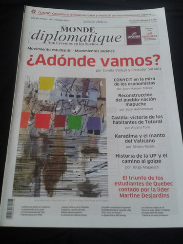 Monde Diplomatique Año Xii Numero 134  Octubre 2012