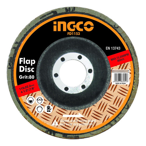 Ingco Disco Flap 115mm Grano 80 Fd1153