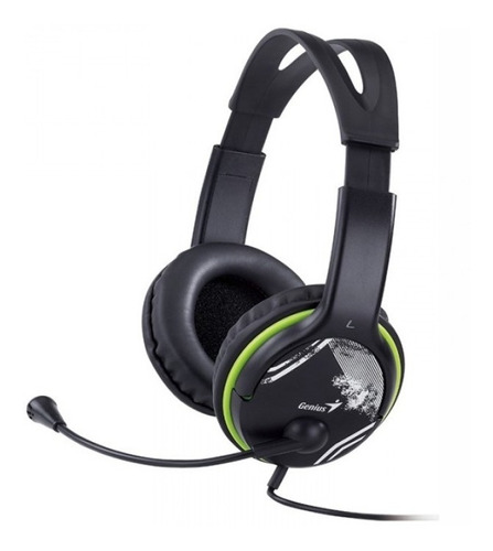 Auricular Gamer Genius Headset Con Micrófono Hs-400a Verde
