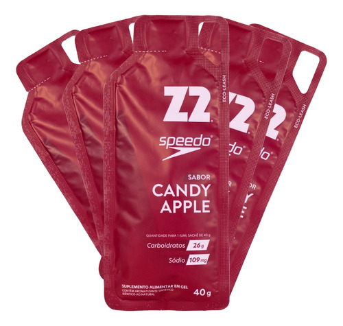 Z2 Energy Gel Speedo Candy Apple 5 Sachês 40g