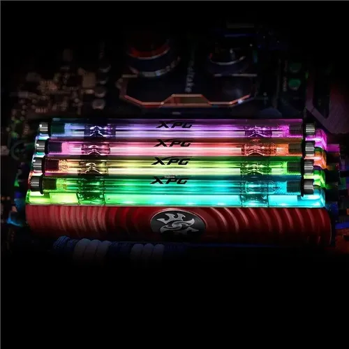 Memoria Pc Ddr4 8g 3200 Spectrix D80 Rgb Liquid Xpg Adata