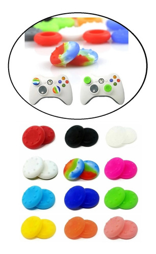 4 Grips Borracha Silicone Botão Analógico Xbox One Propria