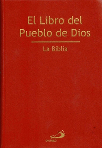 Libro Pueblo De Dios La Biblia  (tapa Flexible Marron/azul)