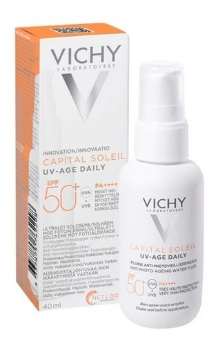 Vichy Capital Soleil Fps 50+ Age Daily Sin Color 40 Ml