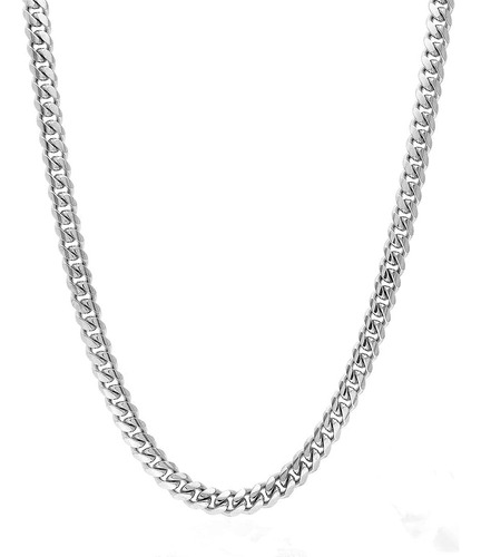 Q&s Jewels Collar De Cadena Para Hombre De 4,5 Mm, Brillante