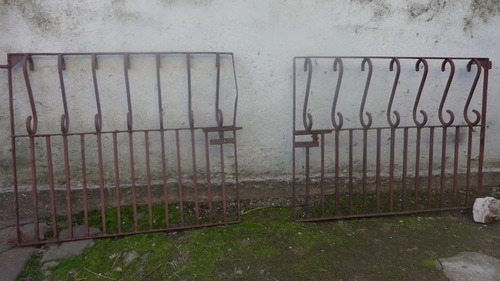 Portón Reja Antiguo De Hierro Forjado. 175cm X 70cm (Usado)