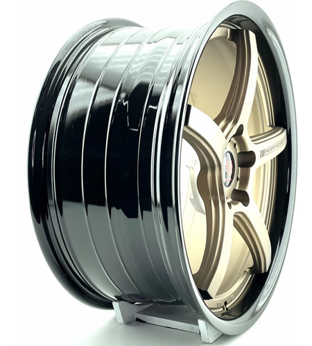 Jogo De Rodas Fr3 Performance Aro 19 Bronze Com Black Piano