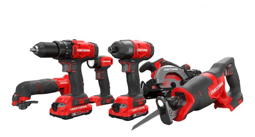 Craftsman V20* Kit Taladro Inalámbrico, 6 Herramientas