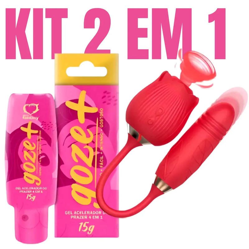 Lubrificante Goze+ Acelerador De Prazer 15g + Sugador de Brinde - Cuidados de Maria Lubrificante Goze+ Acelerador De Prazer 15g + Sugador de Brinde - Cuidados de Maria